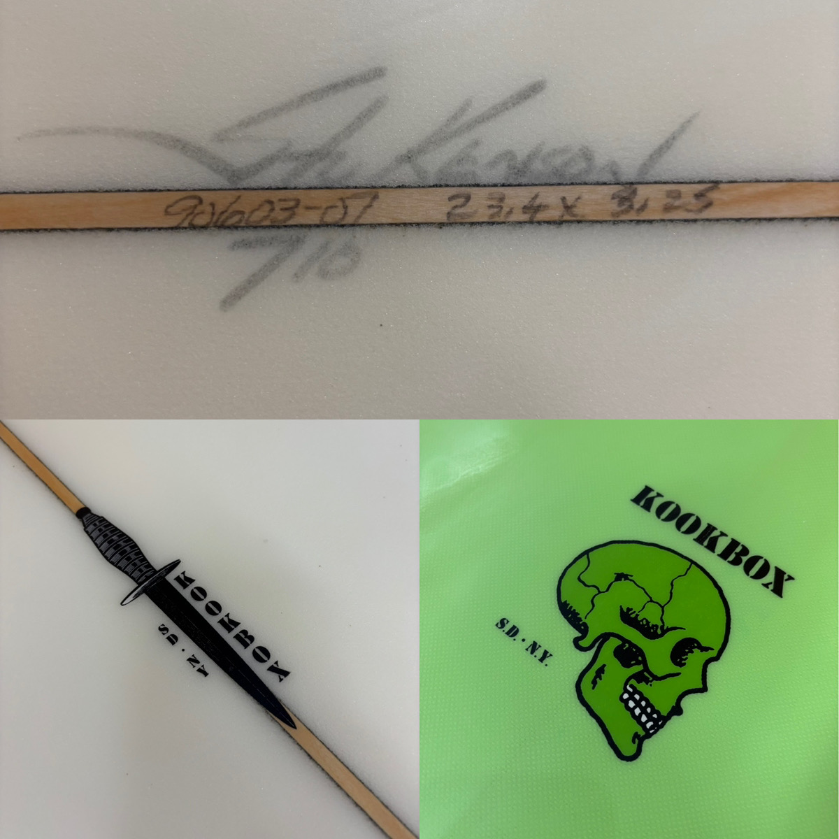 KOOKBOX / DIAMOND TAIL MINI 7`10 shaped by Stu Kenson
